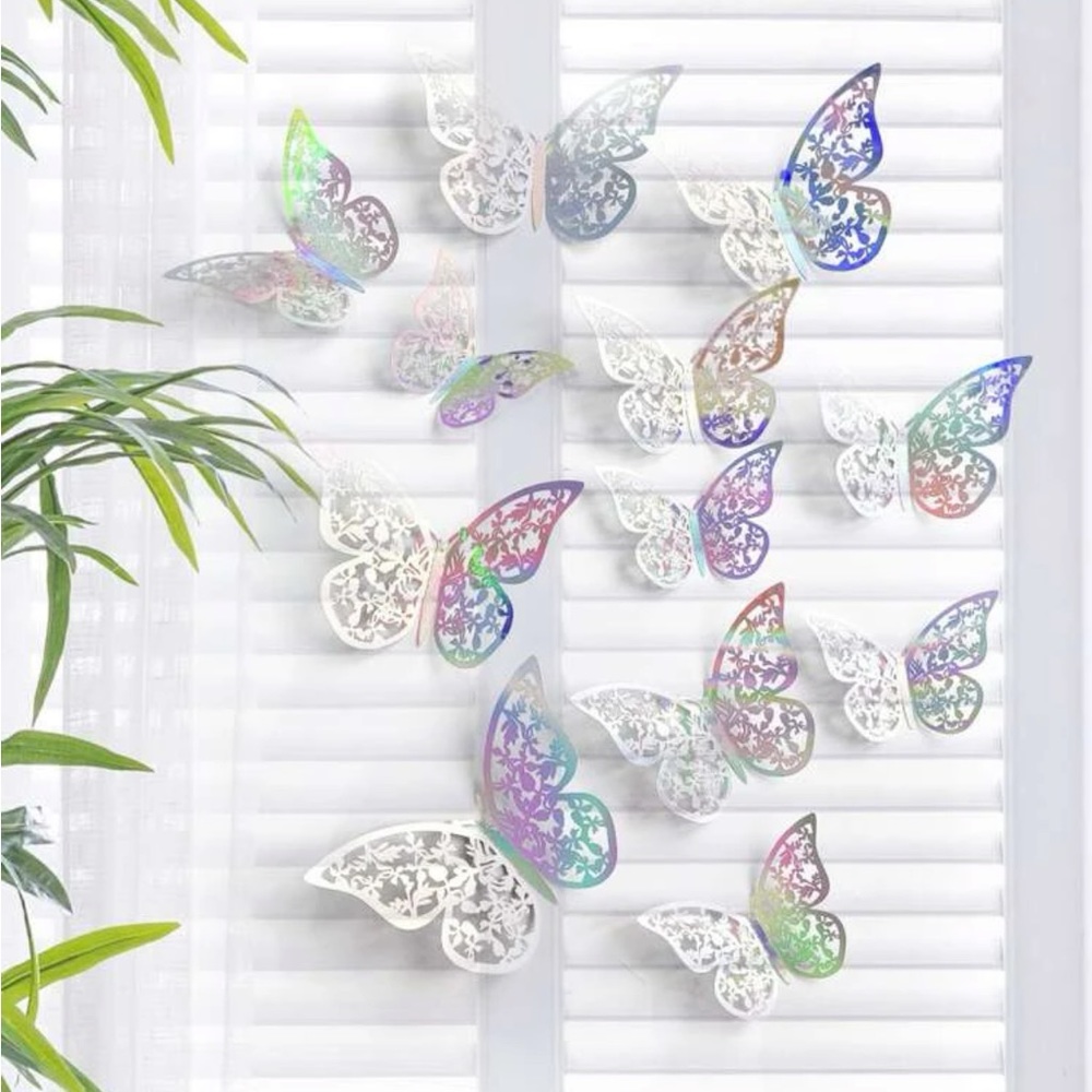Butterfly Stickers 12pcs
